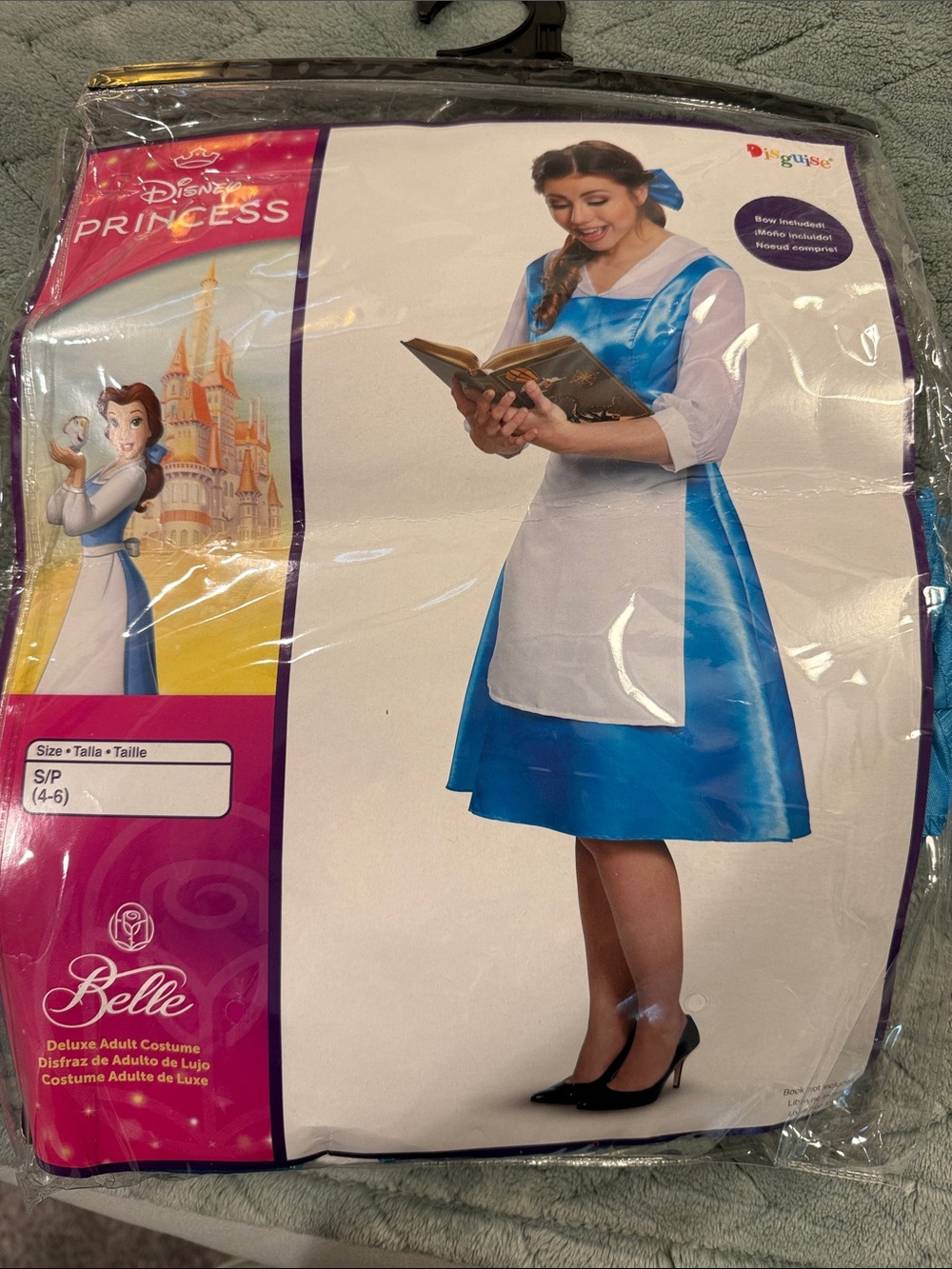 Disney Belle Blue and White Dress Costume